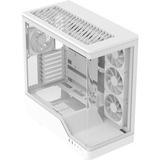 Aerocool P500A-WT-v1, Tower-Gehäuse weiß, Tempered Glass x 2