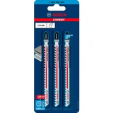 Bosch EXPERT Carbide Stichsägeblatt T 341 HM 'Fiber Plaster' 3 Stück