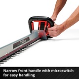 EINHELL Akku-Heckenschere GE-CH 18/60 Li - Solo, 18Volt rot/schwarz, ohne Akku und Ladegerät