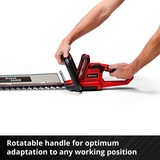 EINHELL Akku-Heckenschere GE-CH 18/60 Li - Solo, 18Volt rot/schwarz, ohne Akku und Ladegerät