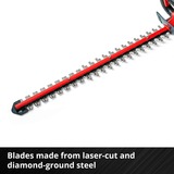 EINHELL Akku-Heckenschere GE-CH 18/60 Li - Solo, 18Volt rot/schwarz, ohne Akku und Ladegerät
