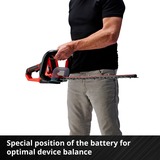 EINHELL Akku-Heckenschere GE-CH 18/60 Li - Solo, 18Volt rot/schwarz, ohne Akku und Ladegerät