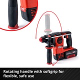 EINHELL Professional Akku-Bohrhammer HEROCCO, 18Volt rot/schwarz, ohne Akku und Ladegerät