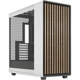 Fractal Design North XL RC Chalk White TG Clear, Tower-Gehäuse weiß, Tempered Glass-Version
