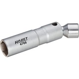 Hazet Zündkerzen-Schlüssel 4766, 16mm, Steckschlüssel 3/8", mit Kronenfeder