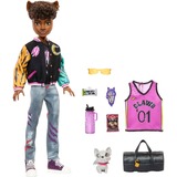 Mattel Monster High Clawd Wolf Puppe mit Gargoyle-Bulldogge als Haustier und Zubehör