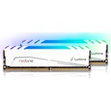 Mushkin DIMM 64 GB DDR5-6400 (2x 32 GB) Dual-Kit, Arbeitsspeicher weiß, MLB5C640A77P32GX2, Redline Lumina White