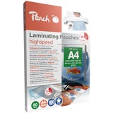 Peach Laminierfolie A4 80mic PP580-22, Folien glänzend, 100 Stück, Highspeed