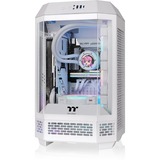 Thermaltake The Tower 250 Snow White, Tower-Gehäuse weiß, Tempered Glass