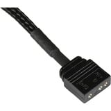 Alphacool Y-Kabelsplitter aRGB 3-Pin auf 4x 3-Pin, 30cm schwarz, inkl. Steckverbinder