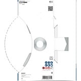 Bosch PRO Multi Material Diamant-Trennscheibe, Ø 230mm Bohrung 22,23mm