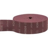 Bosch Professional Expert Vliesrolle N880 Sehr fein A, 100mmx10m, Schleifblatt rot, 10 Meter Rolle, zum Handschleifen