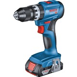 Bosch Professional Kombi-Set Akku-Schlagbohrschrauber GSB 18V-45 + Akku-Bohrhammer GBH 18V-22 blau, 2x Li-Ionen Akku 4,0Ah, Werkzeugtasche