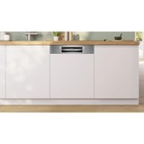 Bosch SMI4ETS08E Serie 4, Spülmaschine edelstahl (gebürstet), 60 cm, Home Connect