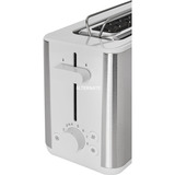 Braun Langschlitz-Toaster PurShine HT 1610 WH edelstahl/weiß, 1.030 Watt, für 2 Scheiben Toast