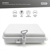 Digitus FTTH Verteiler Box für 16 LC/DX oder SC/SX Kupplungen, Spleißbox 