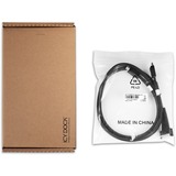 Icy Dock Kabel MCIO x8 SFF-TA-1016 > 2x OCuLink 4i SFF-8611 schwarz, 50cm