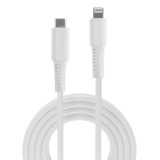 Lindy USB C an Lightning Kabel weiß