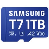 Samsung T7 microSDXC 1 TB, Speicherkarte blau