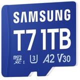 Samsung T7 microSDXC 1 TB, Speicherkarte blau