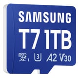 Samsung T7 microSDXC 1 TB, Speicherkarte blau