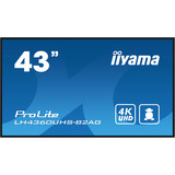 iiyama LH4360UHS-B2AG, Public Display schwarz (matt), UltraHD/4K, VA, Lautsprecher