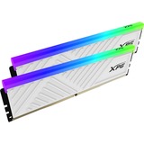 ADATA DIMM 16 GB DDR4-3200 (2x 8 GB) Dual-Kit , Arbeitsspeicher weiß, AX4U32008G16A-DTWHD35G, XPG Spectrix D35G, INTEL XMP