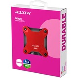 ADATA SD620 2 TB, Externe SSD rot, Micro-USB-B 3.2 Gen 2 (10 Gbit/s)