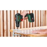 Bosch Heimwerken & Garten Akku-Bohrschrauber UniversalDrill 18V-60 grün/schwarz, Li-Ionen Akku 2,0Ah, Koffer, POWER FOR ALL ALLIANCE