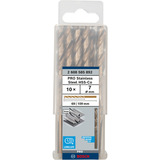 Bosch Professional PRO Stainless Steel HSS-Co Spiralbohrer, Ø 7,0mm 10 Stück, Arbeitslänge 69mm