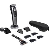 Braun Series 9 Barttrimmer BT9440, Bartschneider chrom/schwarz, Mit 11 Barber-Tools