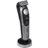 Braun Series 9 Barttrimmer BT9440, Bartschneider chrom/schwarz, Mit 11 Barber-Tools