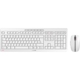 CHERRY STREAM DESKTOP RECHARGE, Desktop-Set weiß/grau, UK-Layout, Cherry SX-Scherentechnologie
