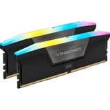 Corsair DIMM 64 GB DDR5-6400 (2x 32 GB) Dual-Kit, Arbeitsspeicher schwarz, CMH64GX5M2B6400C32, Vengeance RGB, INTEL XMP