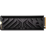 Corsair MP700 ELITE 2 TB, SSD schwarz, PCIe 5.0 x4, NVMe 2.0, M.2 2280, mit Kühlkörper