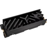 Corsair MP700 ELITE 2 TB, SSD schwarz, PCIe 5.0 x4, NVMe 2.0, M.2 2280, mit Kühlkörper