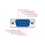 DeLOCK PCIe x1 Karte auf 4 x Seriell RS-232 mit 5V oder 12V, Schnittstellenkarte SATA-Stromanschluss