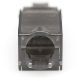 Digitus CAT.6a Feldstecker ungeschirmt, mit Staubschutzkappe silber, 1 Stück, AWG 27-22