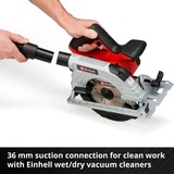 EINHELL Professional Akku-Handkreissäge TE-CS 18/190 Li BL - Solo, 18Volt rot/schwarz, ohne Akku und Ladegerät