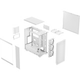 Fractal Design Epoch TG RGB , Tower-Gehäuse weiß, Tempered Glass