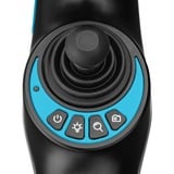 Hazet HD Videoendoskop Satz mit 360° Schwenksonde Ø 3,9mm, 4-teilig, Inspektionskamera schwarz/blau, Foto- / und Videoaufnahme via App