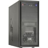 Inter-Tech IT-8862 Plaid, Tower-Gehäuse schwarz, Abschließbar