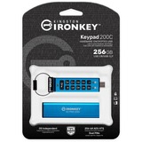 Kingston IronKey Keypad 200 256 GB, USB-Stick USB-C 3.2 Gen 1