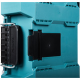 Makita MAKTRAK Organizer kompakt , Werkzeugkiste blau/transparent, Transparenter Deckel