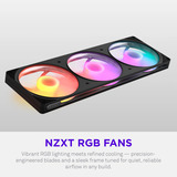 NZXT F420 RGB, Gehäuselüfter schwarz, 420 mm