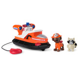 Spin Master Paw Patrol Fire Rescue - Zumas Rettungsboot, Spielfahrzeug mit Zuma Hundefigur und Waschbärenfigur