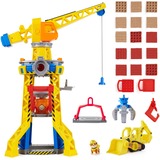 Spin Master Rubble & Crew - Baupfoten Hof Kran-Spielset, Spielfahrzeug 
