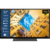 Toshiba 32WK3C63DAY, LED-Fernseher 80 cm (32 Zoll), schwarz, WXGA, HDR, Triple Tuner
