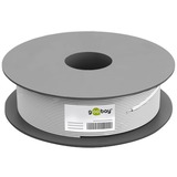 goobay Netzwerkkabel Cat.6, U/UTP grau, 100 Meter