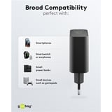goobay USB-C PD GaN Dual-Schnelladegerät 30 W schwarz